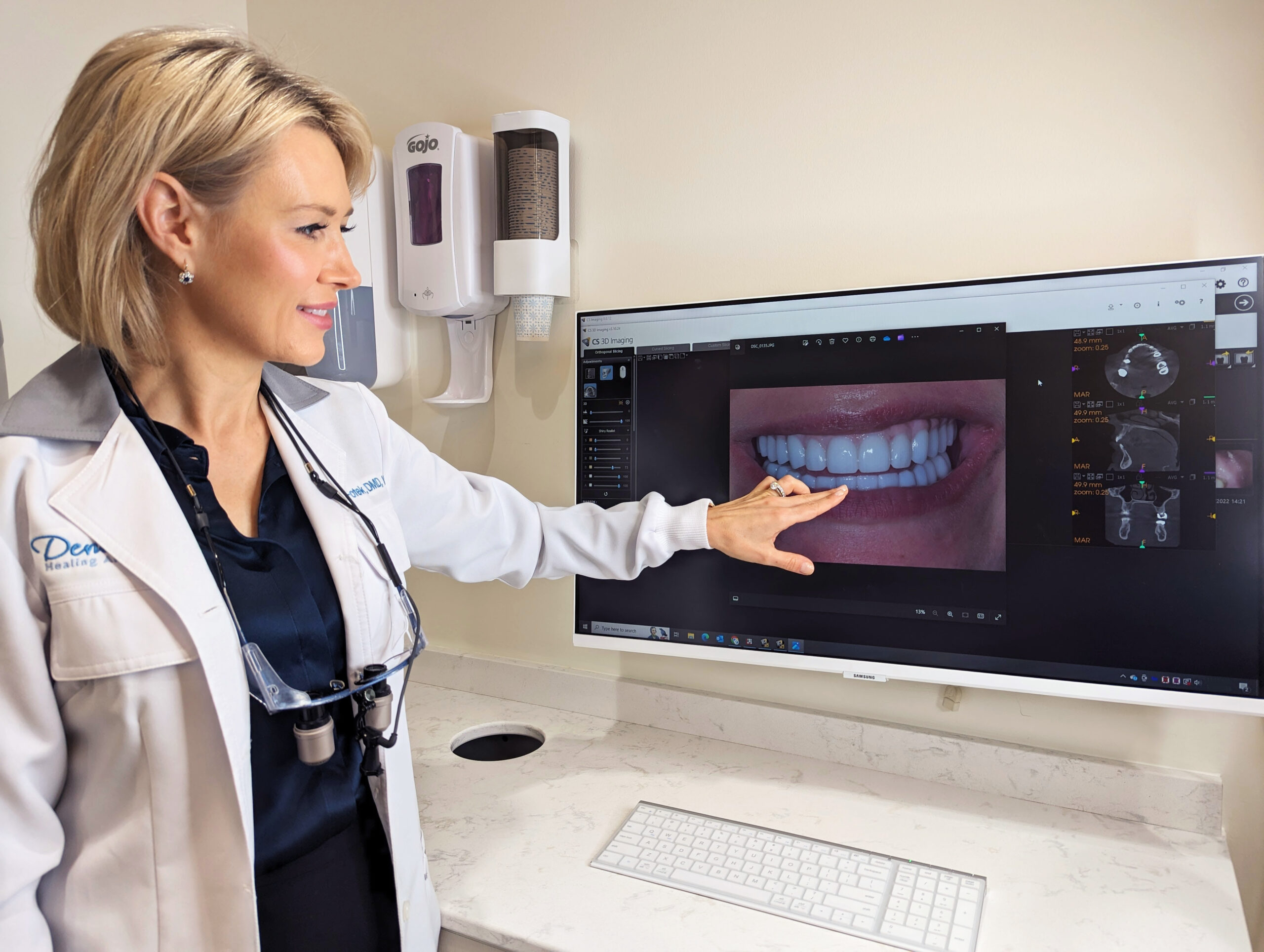 Biological Dentist Planning Smile Makeover